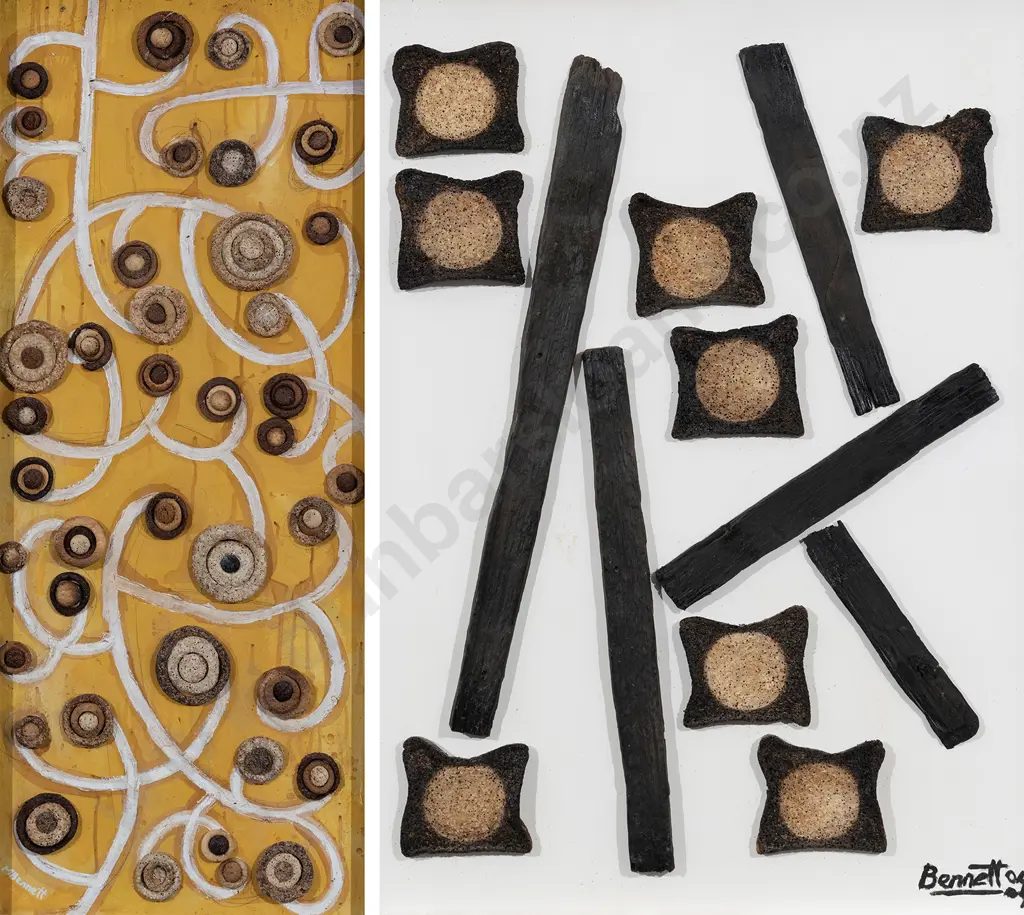 Maurice Bennett - Two Abstract Sculptural Works Image 1++
