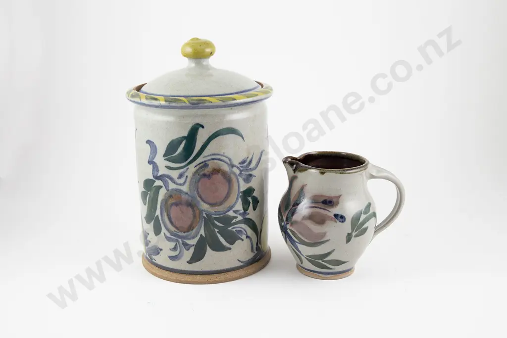 John Anderson Lidded Container and Jug Image 1++