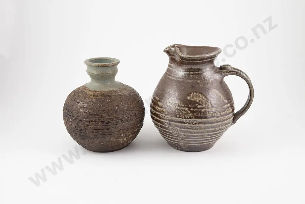 Jacqui Riley Vase & Alan Rhodes Jug Image 1++