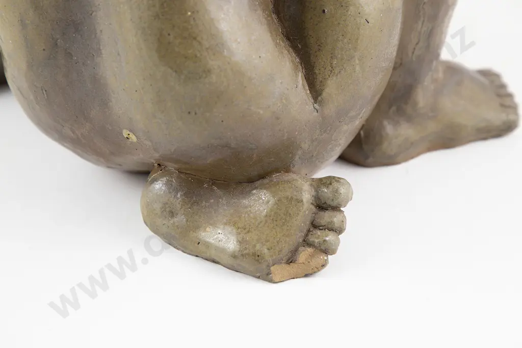 Llewellyn Summers Terracotta Sculpture of Entwined Couple Image 1++