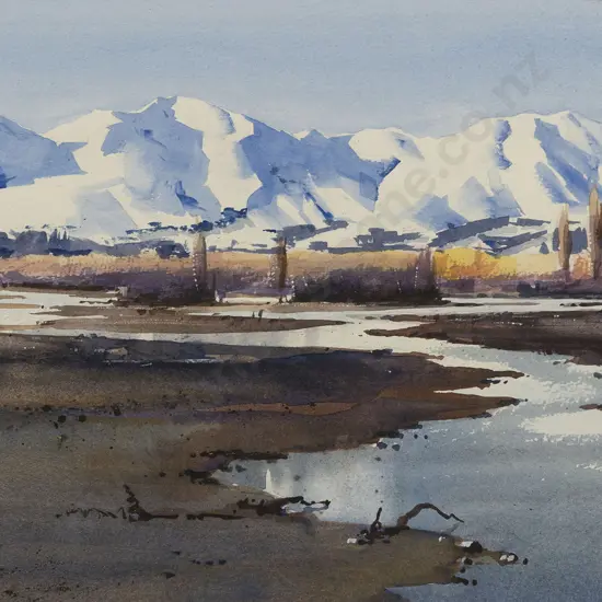 Brian Baxter (b 1940) - Untitled Watercolour Landscape