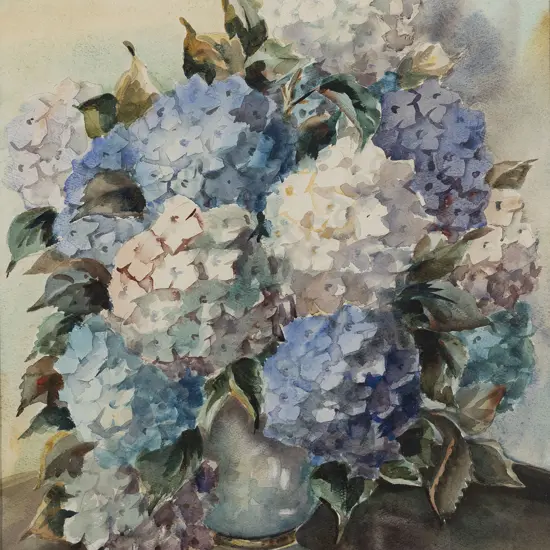 Florence M Luxford - Hydrangeas