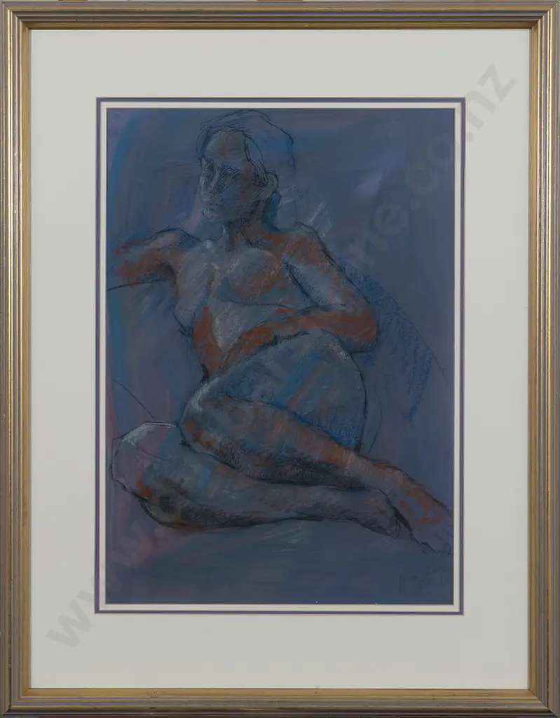 June Tilley - Untitled Nude Blue Image 1++