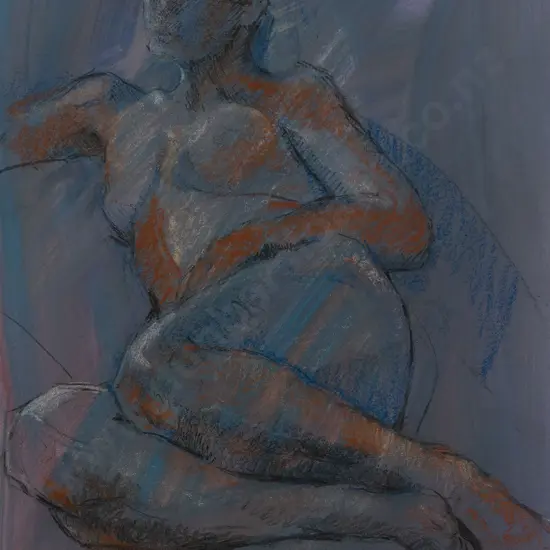 June Tilley - Untitled Nude Blue