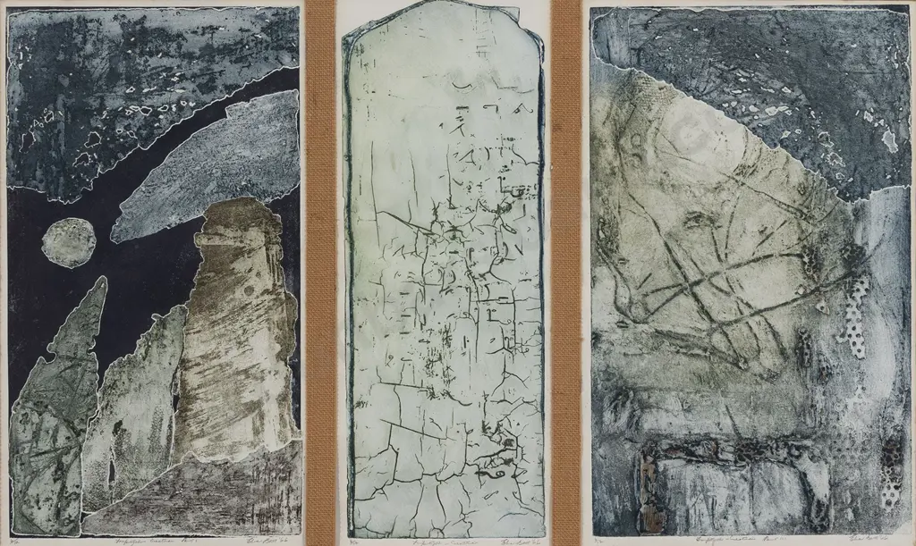 Elva Bett (1918 - 1991) - Triptych - Creation Image 1++
