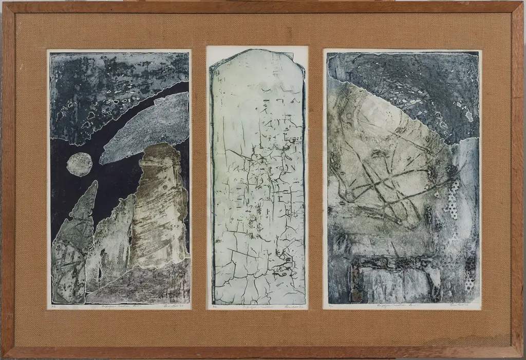 Elva Bett (1918 - 1991) - Triptych - Creation Image 1++