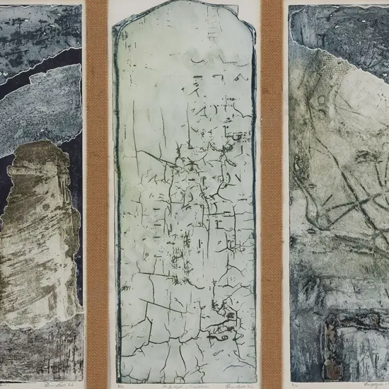 Elva Bett (1918 - 1991) - Triptych - Creation
