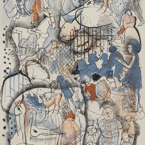Stuart Bell MacLennan (1903 - 1973) - The Zoo