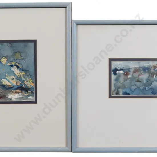 John Weeks (1886 - 1965) - Blue Motion & Blue Tones (2)