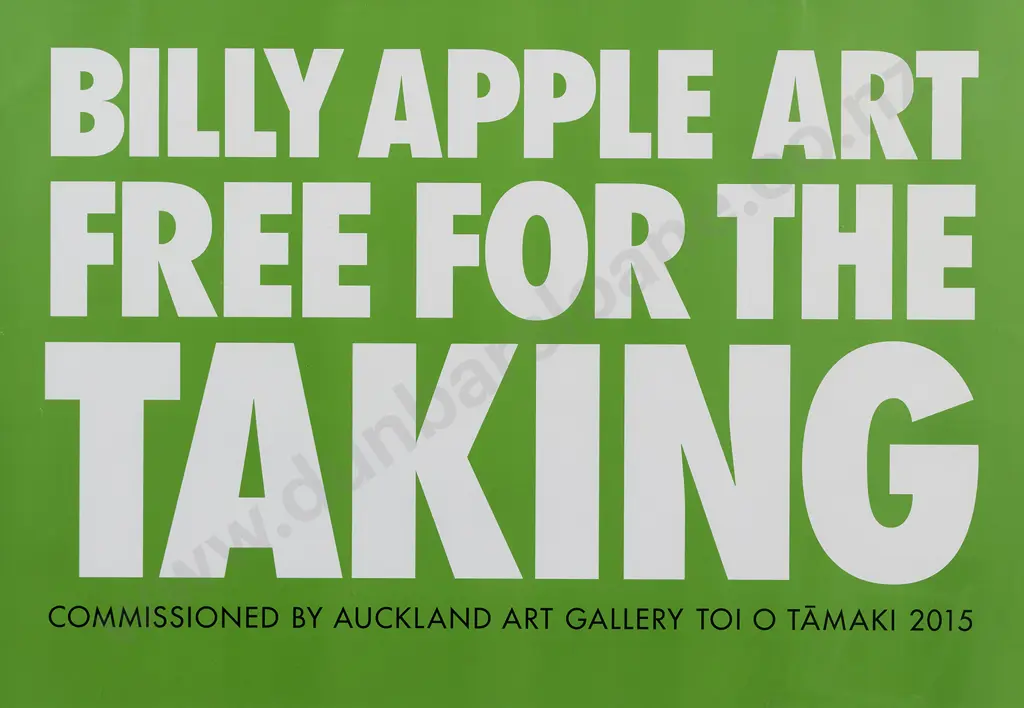 Billy Apple - Billy Apple Art Free for the Taking (2015) Image 1++