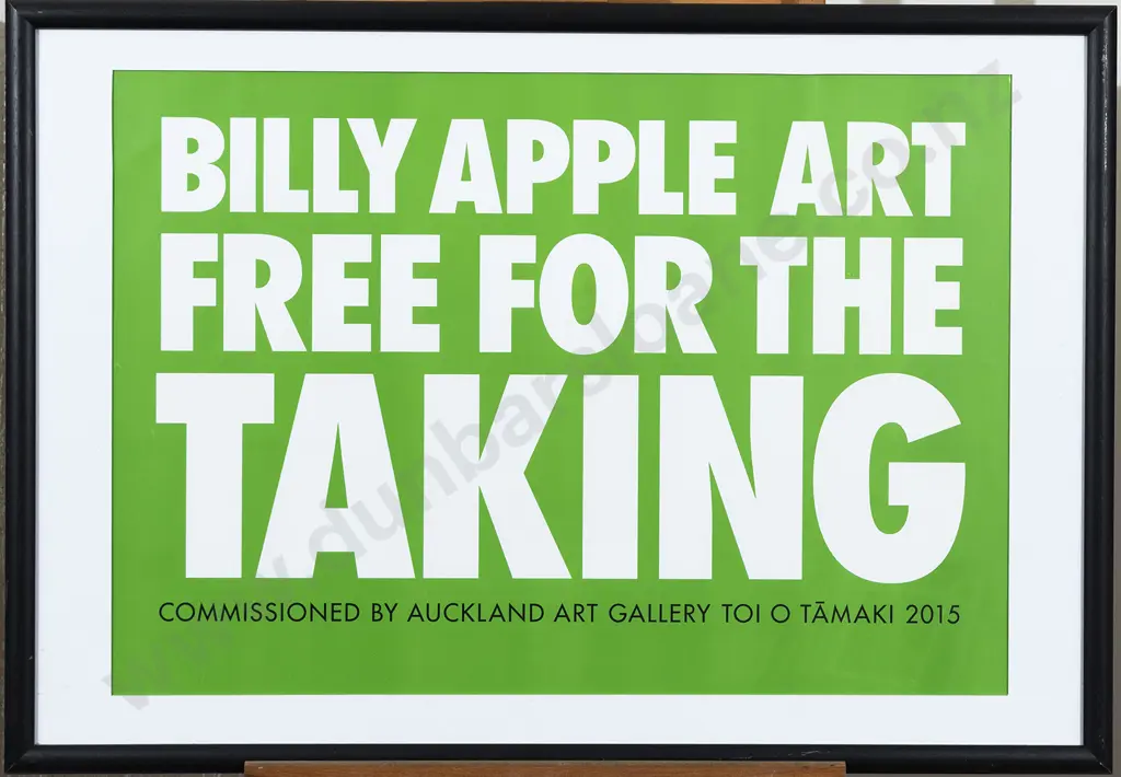 Billy Apple - Billy Apple Art Free for the Taking (2015) Image 1++