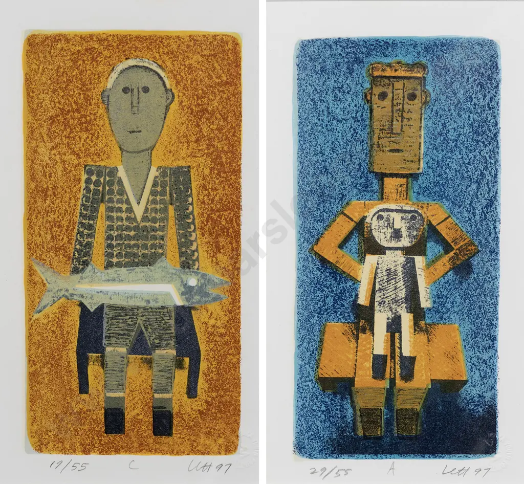 Barry Lett (1940-2017) - Muka Multiple A and C (2) Image 1++