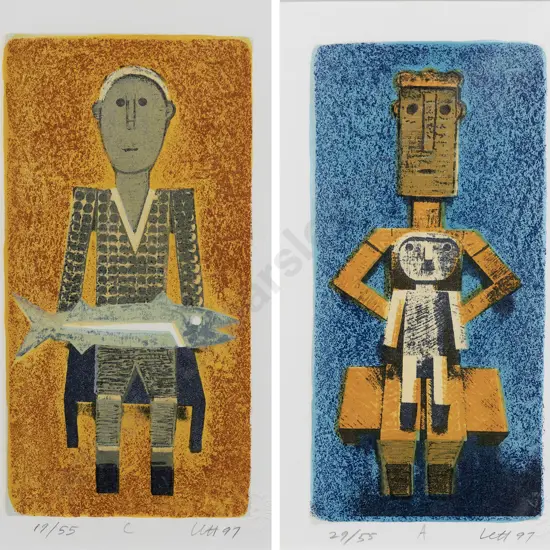 Barry Lett (1940-2017) - Muka Multiple A and C (2)