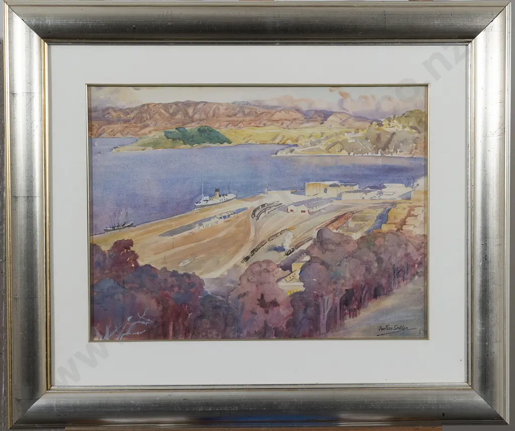 Beatrice Seddon (1889-1987) - Wellington from Wadestown Road Image 1++