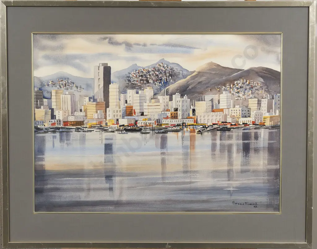 Florence M. Luxford - Across Wellington Harbour Image 1++