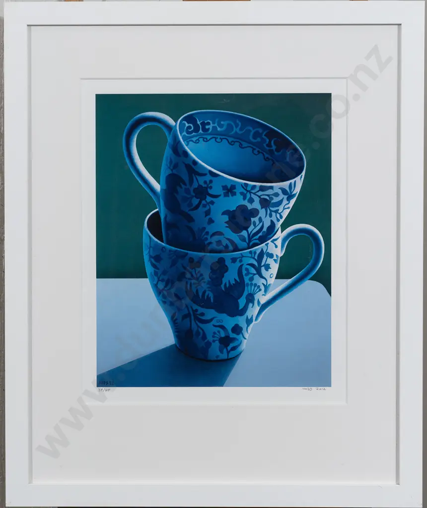 Michael Duncan Smither (b. 1939) - Two Blue and White Teacups Image 1++