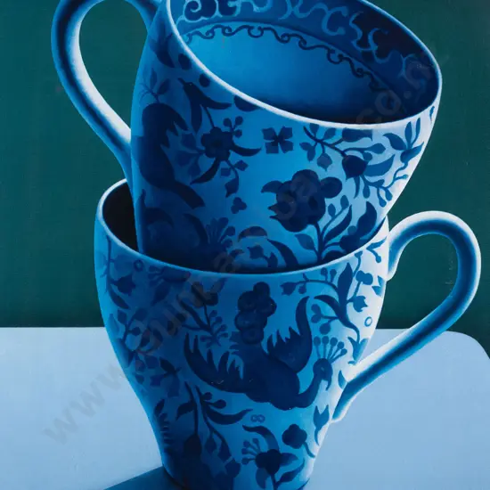 Michael Duncan Smither (b. 1939) - Two Blue and White Teacups