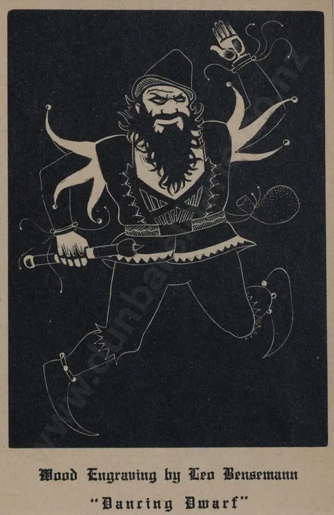 Leo Bensemann (1912-1986) - Dancing Dwarf Image 1++