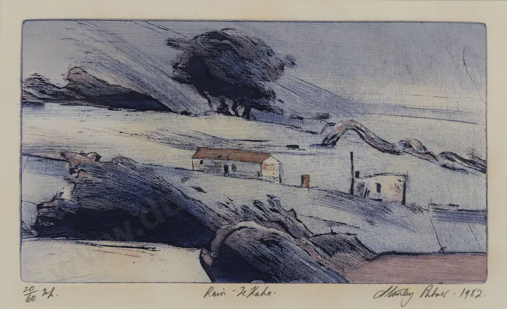 Stanley Palmer (b. 1936) - Rain - Te Kaha Image 1++