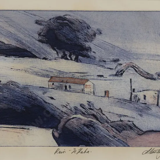Stanley Palmer (b. 1936) - Rain - Te Kaha