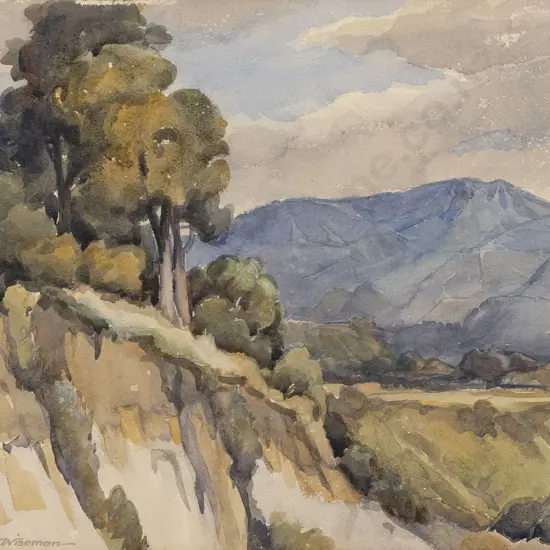 Hilda Wiseman (1894-1984) - Untitled Landscape