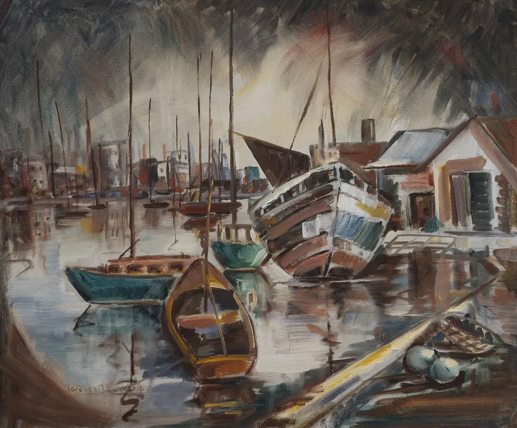 Florence M. Luxford - Boats Oriental Bay Image 1++
