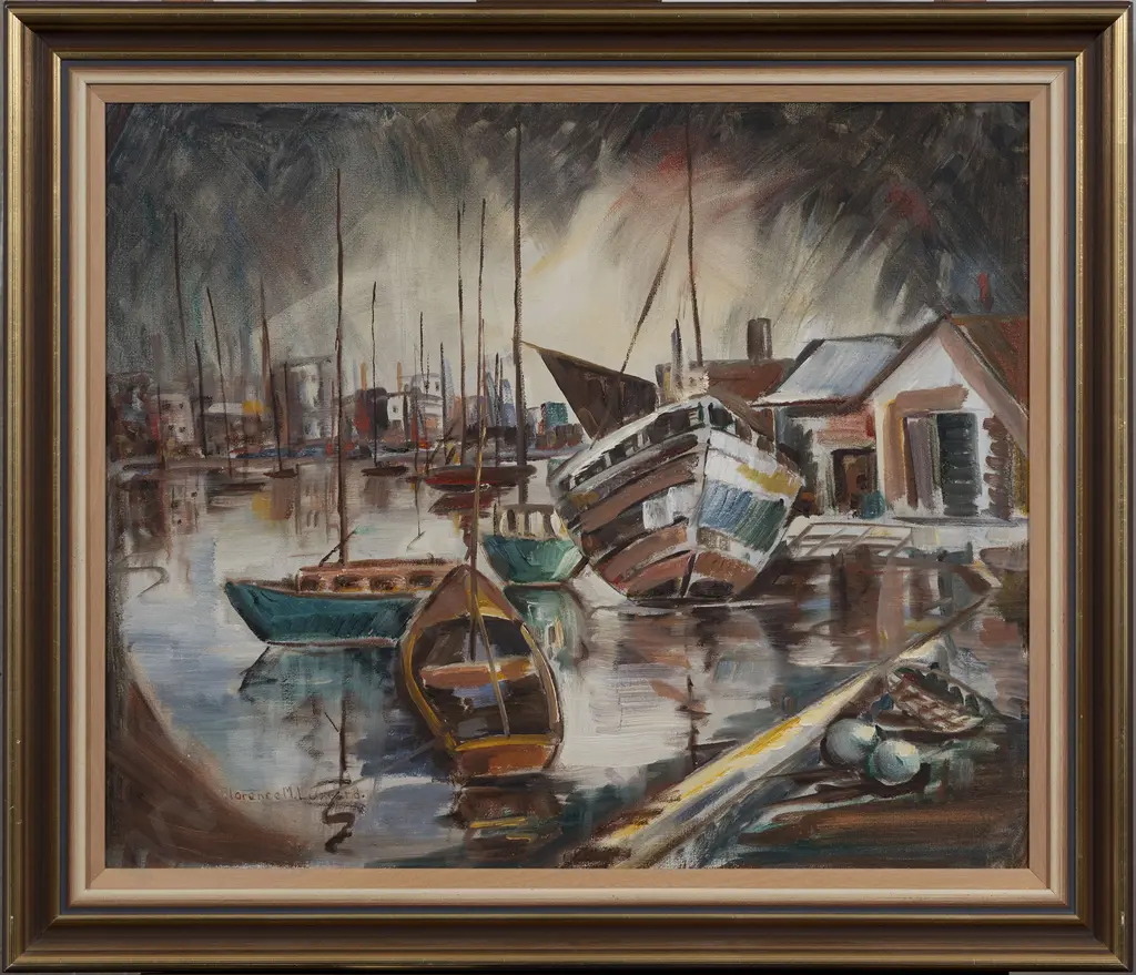 Florence M. Luxford - Boats Oriental Bay Image 1++