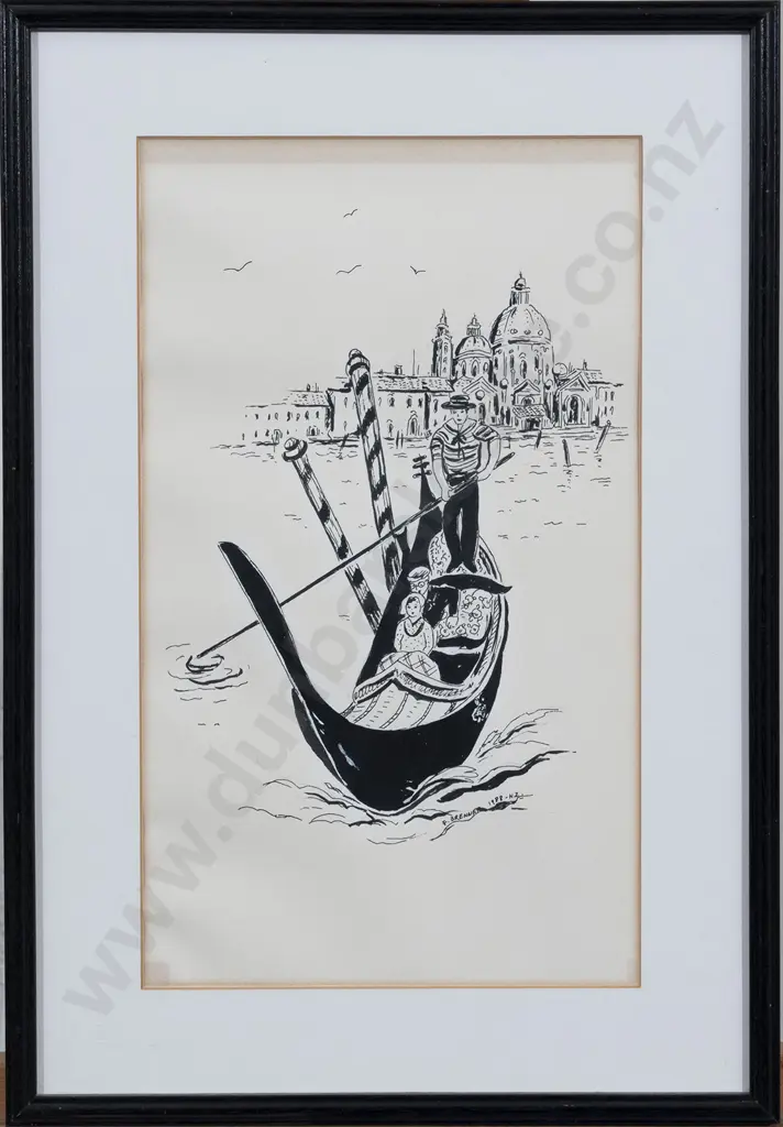 F Brenner - Two Gondola Scenes Image 1++