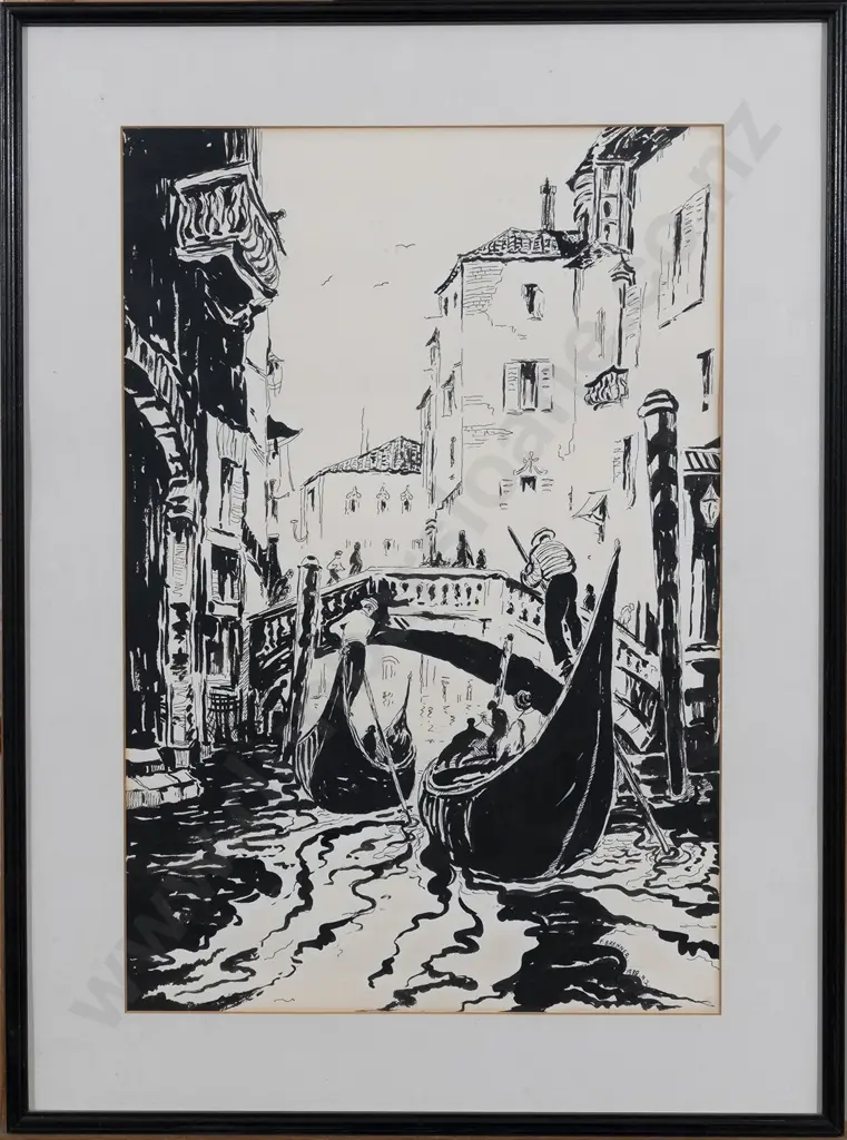 F Brenner - Two Gondola Scenes Image 1++