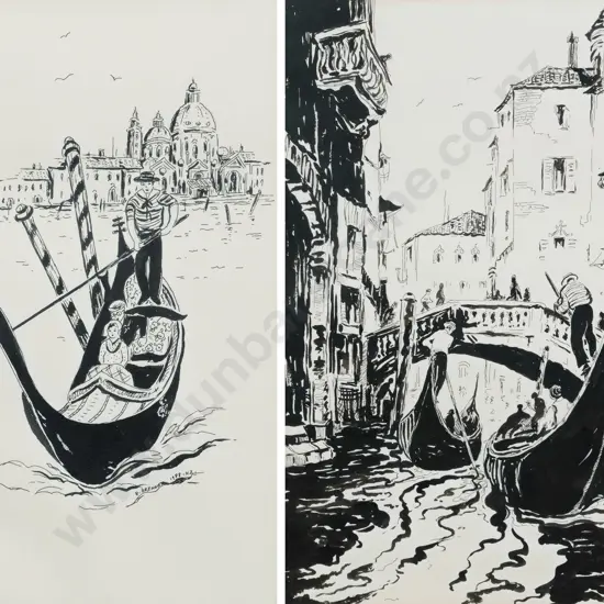F Brenner - Two Gondola Scenes