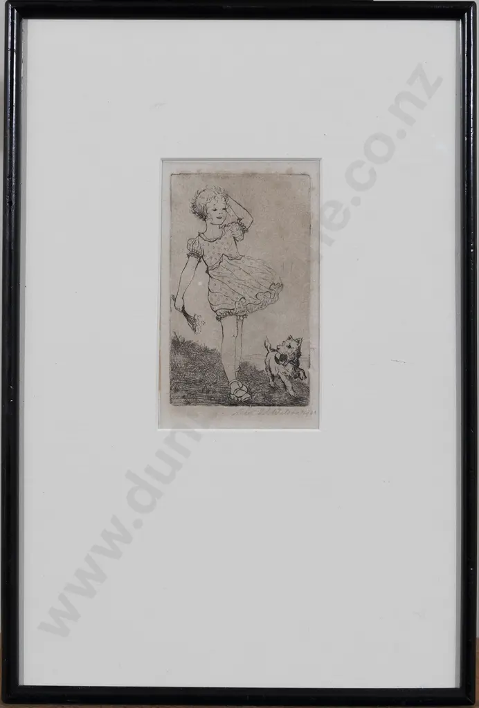 Muriel Moody (1907-1991) - Untitled Etching Image 1++