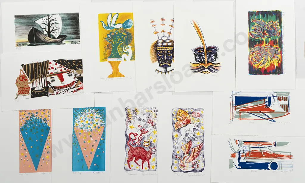 Various Artists - 12 Assorted Prints Image 1++