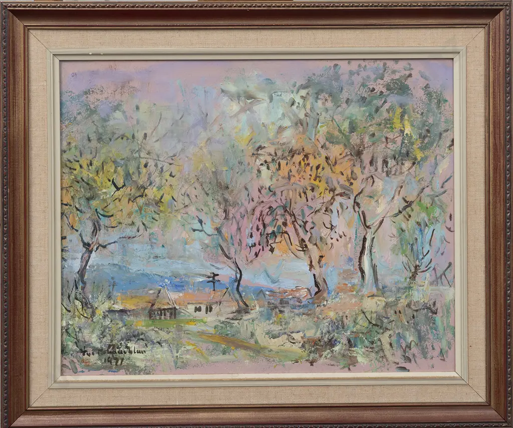 Tui McLauchlan (1915-2004) - Sunset at Paraparaumu Image 1++
