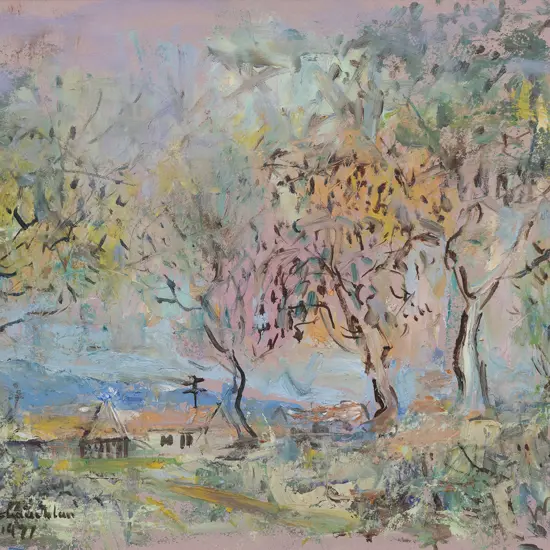 Tui McLauchlan (1915-2004) - Sunset at Paraparaumu