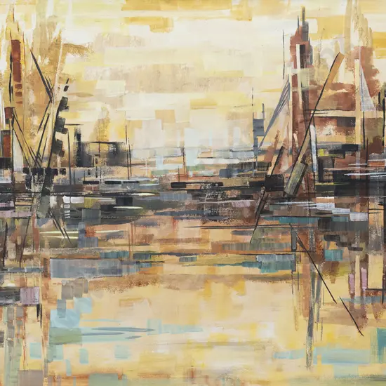 Julia Bridget Lynch (1896–1975) -  City Harbour Lights