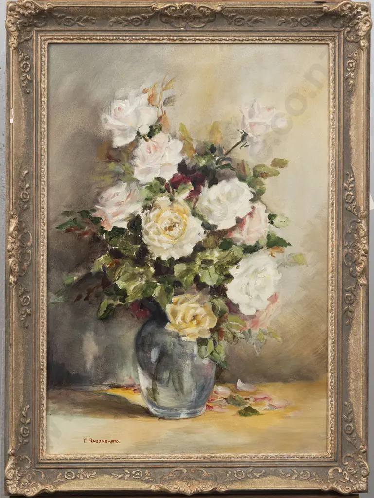 Thelma Rabone (1899-1992) - Roses Image 1++