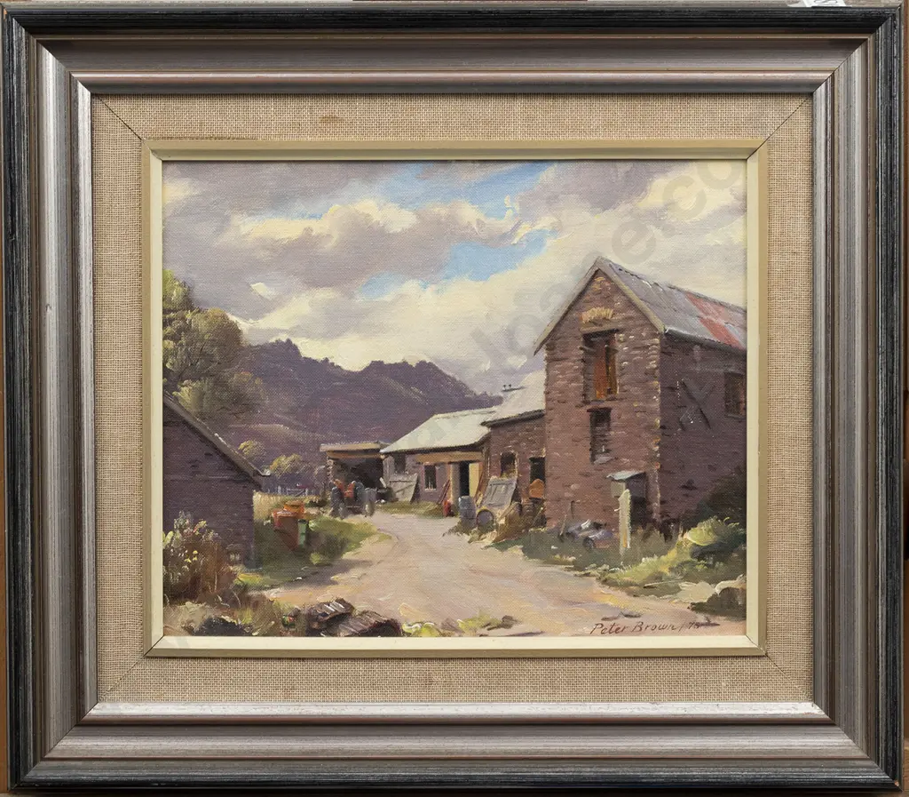 Peter Brown - Farm Buildings Near Alexandra Image 1++