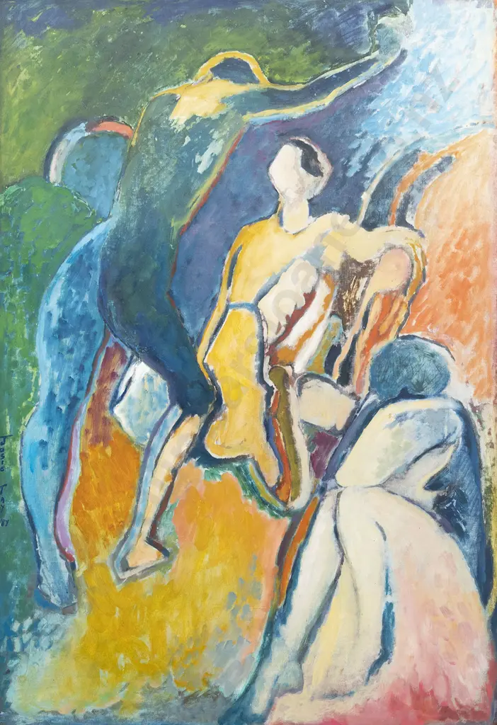 Josanne (Josie) Jay-Martin (b 1947) - Figures Image 1++