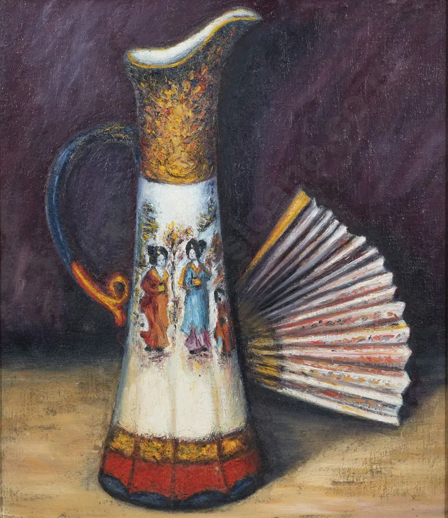 John Forrester - Japanese Fan and Jug Image 1++