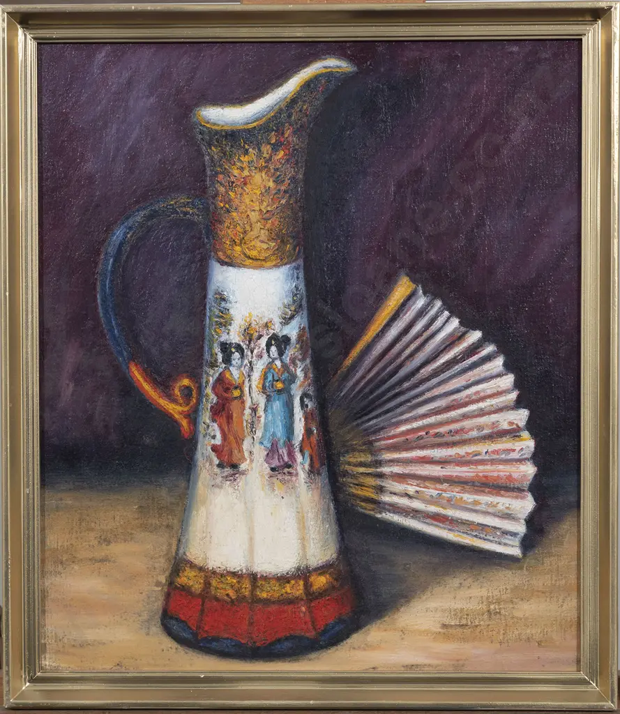 John Forrester - Japanese Fan and Jug Image 1++