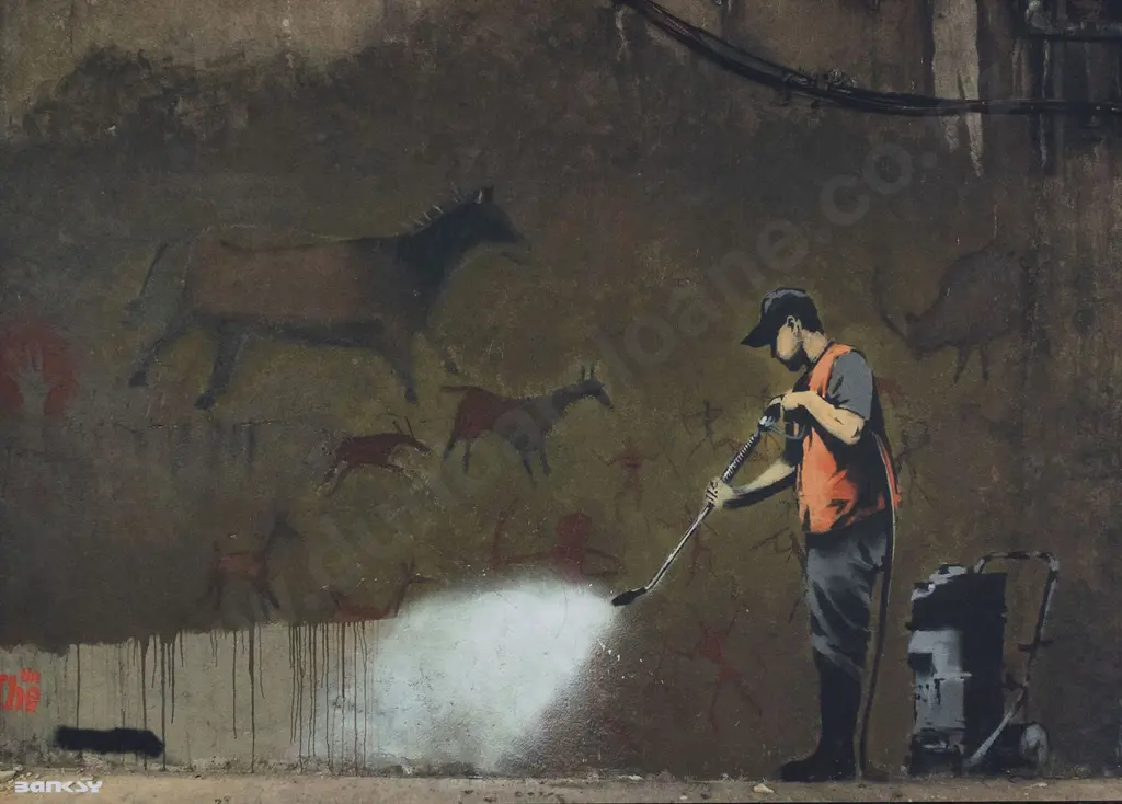 Banksy - Graffiti Removal Print Image 1++