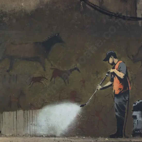 Banksy - Graffiti Removal Print