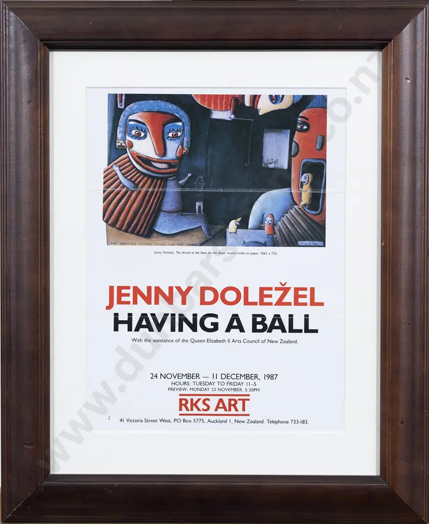Jenny Dolezel - 'Having A Ball' Exhibition Poster Image 1++
