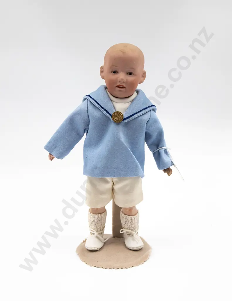 Gebruder Heubach Character Shoulder Plate Bisque Doll Image 1++