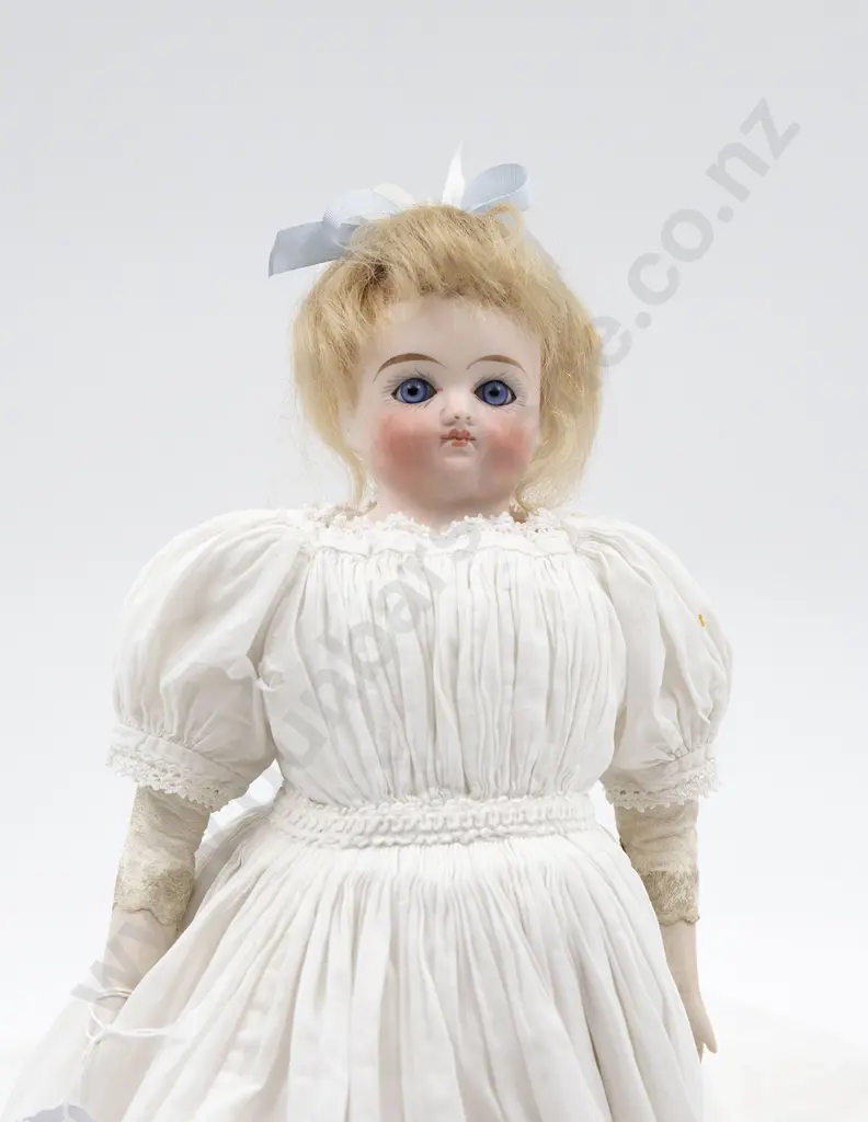 Bisque Belton Type Solid Dome Shoulder Plate Doll Image 1++