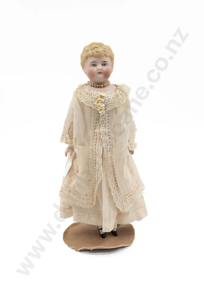 German Bisque Shoulder Plate Doll Image 1++