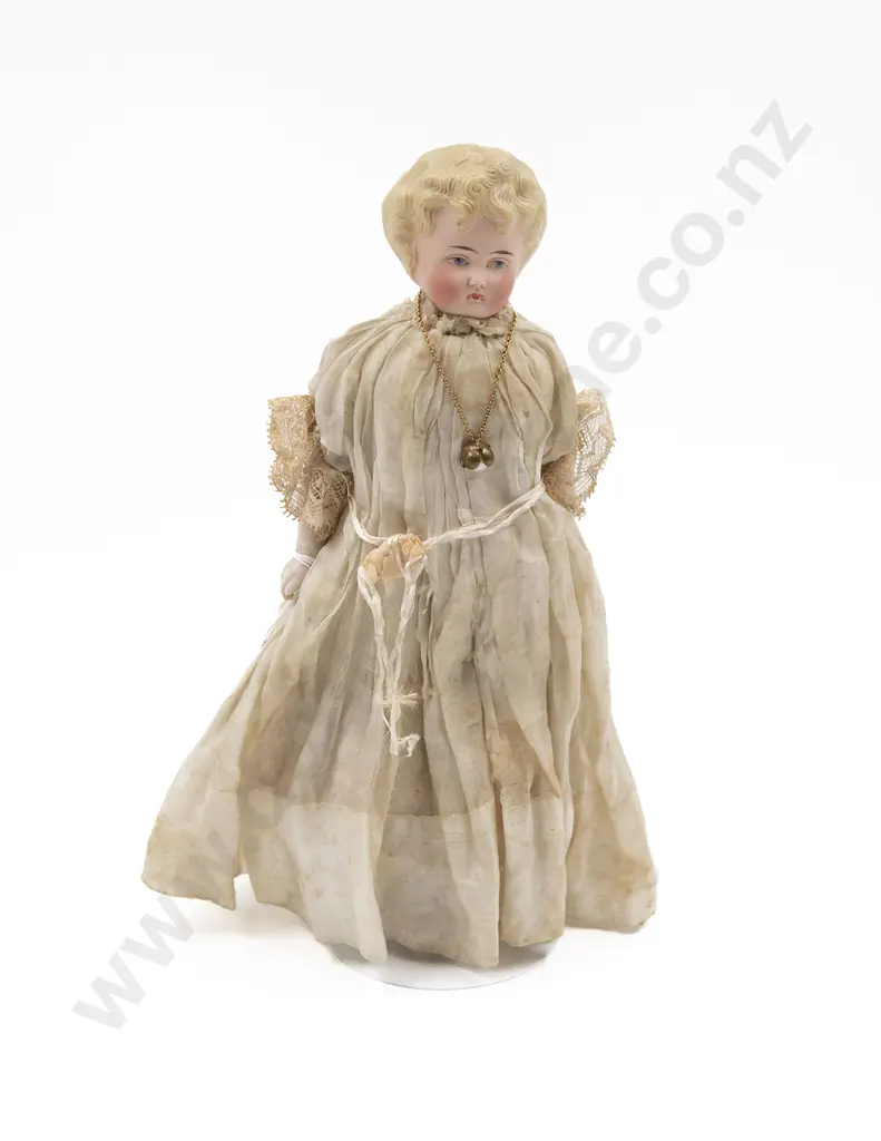 German Bisque Shoulder Plate Doll Image 1++