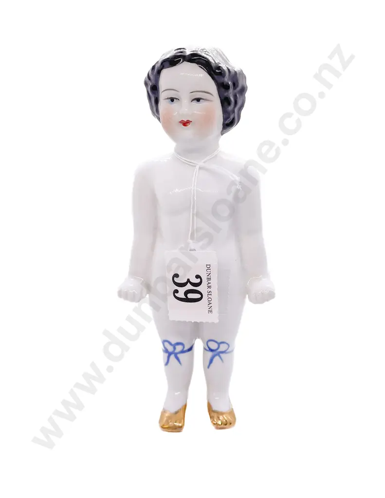 Large Victorian China Frozen Charlotte Image 1++