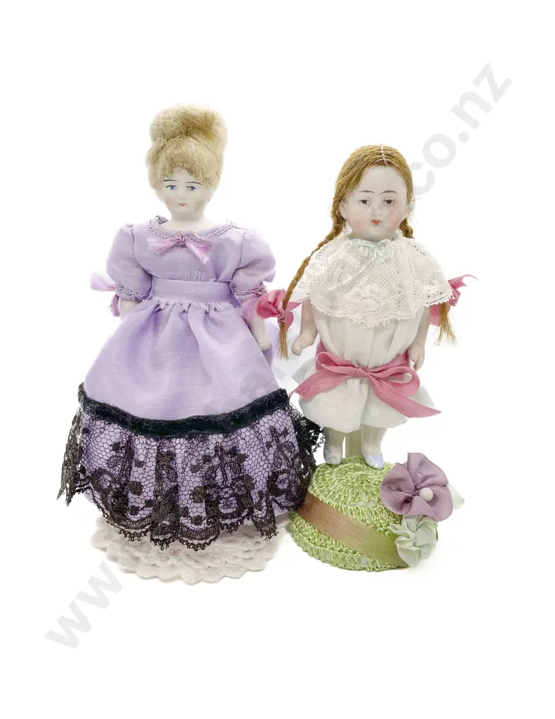 Bisque Shoulder Plate Doll and All Bisque Doll Image 1++