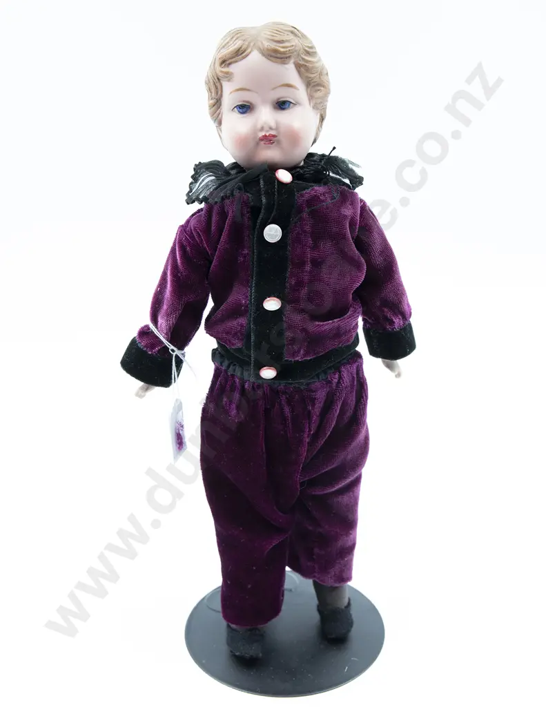 Einco British Make Bisque Shoulder Plate Character Boy Doll Image 1++